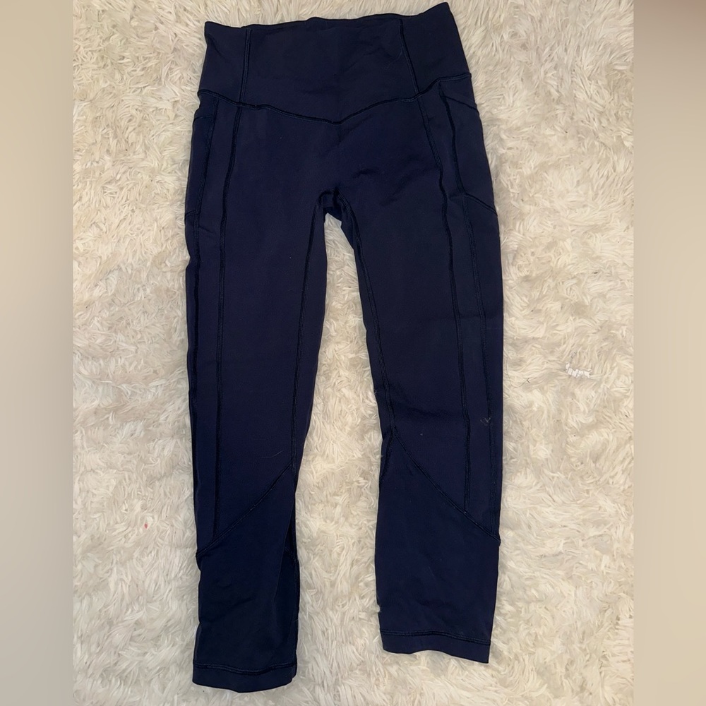 Navy lululemon leggings